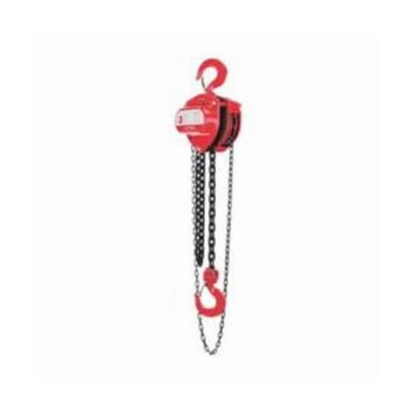 Coffing Hoists Lhh Hand Chain Hoist, 5 Ton Load, 20 Ft H Lifting, 2258 In Min Between Hooks